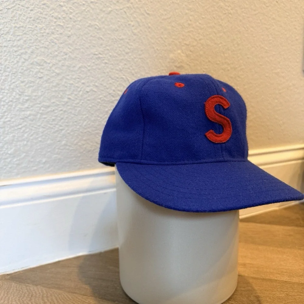 Ebbets Field Flannels Cap Hat Seattle Rainiers PCL Wool 7 1/8 Low Crown USA
